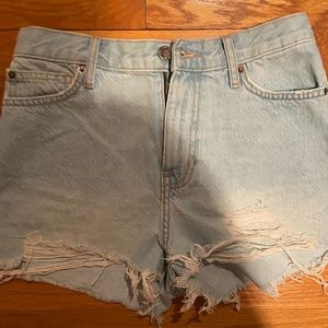 BDG distressed denim shorts